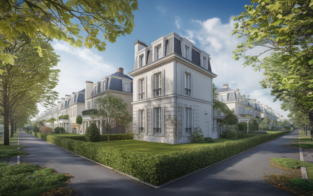 Façade d’une maison située rue André Speeckaert à L’Haÿ-les-Roses 94240 pour une estimation immobilière