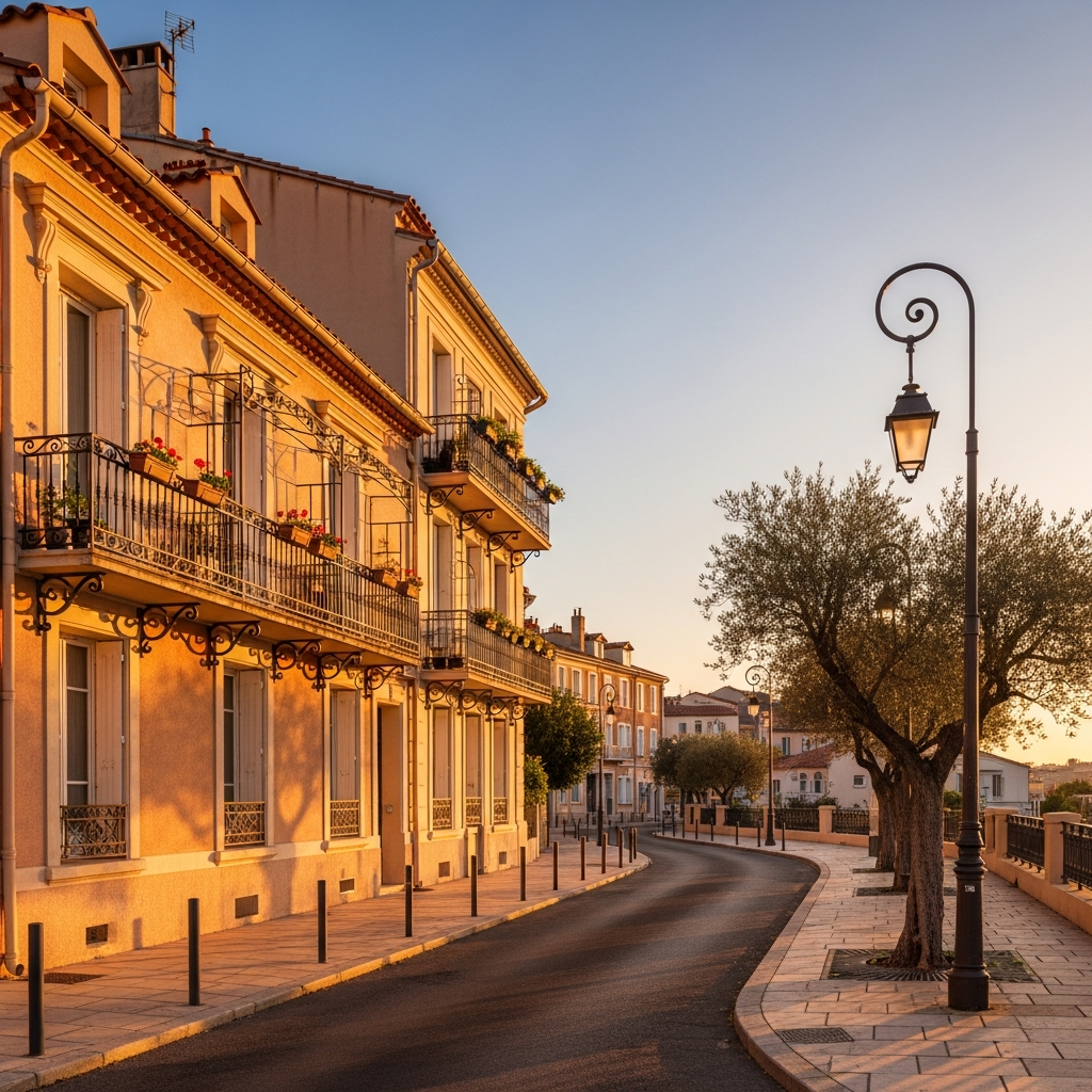 Vue de la rue Charles Perrault à L'Haÿ-les-Roses 94240 avec des maisons et immeubles résidentiels