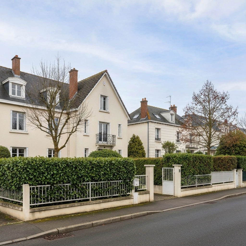 Vue de la maison pour estimation sur la rue du Belvedere à L'Haÿ-les-Roses 94240
