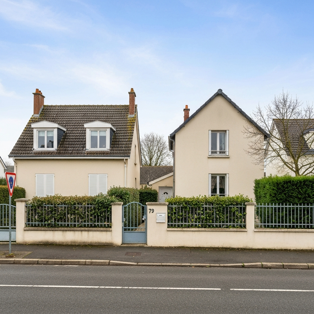 Vue de la maison à estimer située rue des Tulipes à L'Haÿ-les-Roses, 94240