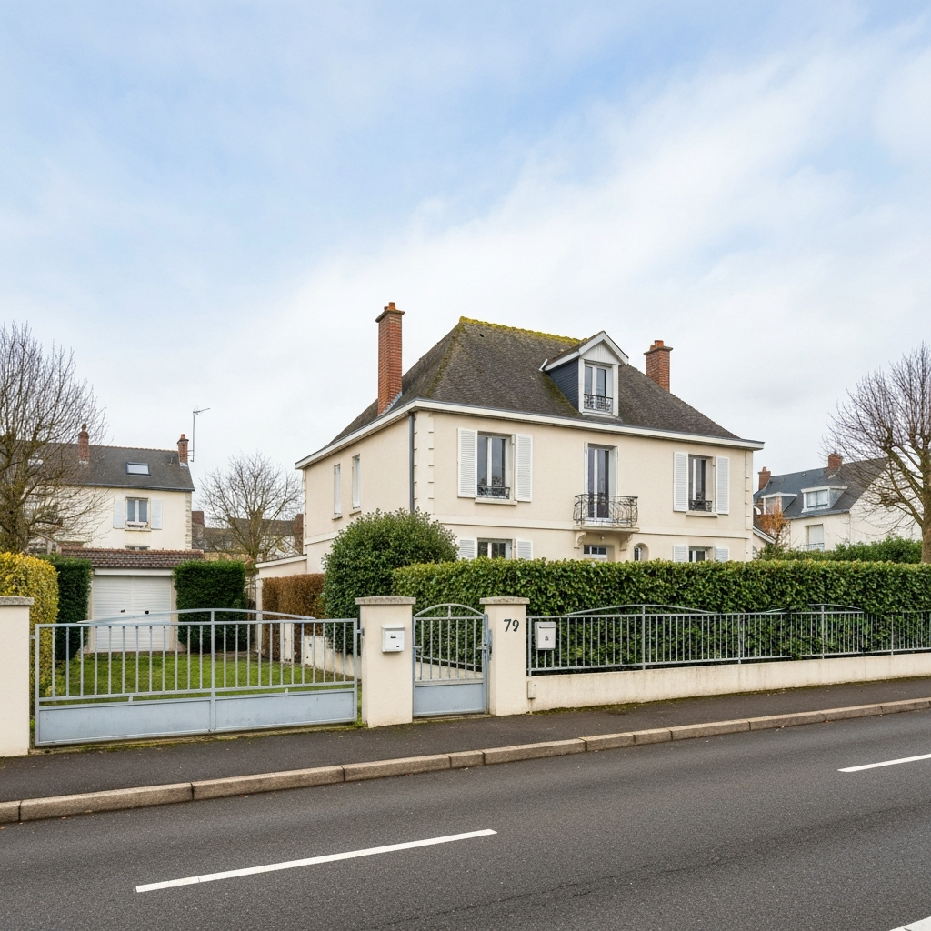 Vue de la maison à estimer située rue Emile Goeury à L'Haÿ-les-Roses, 94240