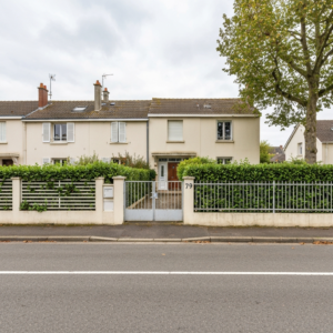 Vue de la rue du 8 Mai 1945 à L'Haÿ-les-Roses 94240