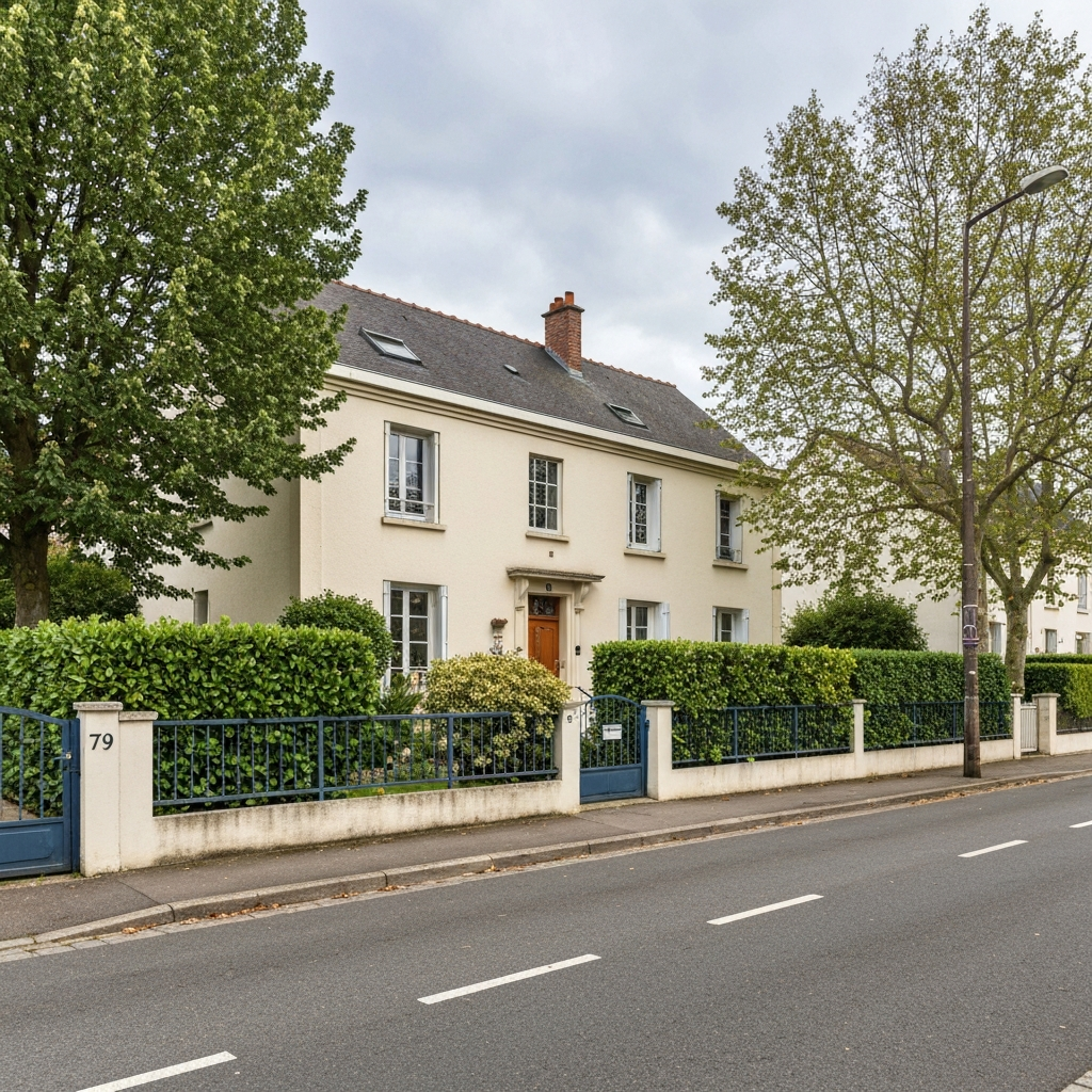 Vue de la Rue Eugène Clotrier à L'Haÿ-les-Roses 94240