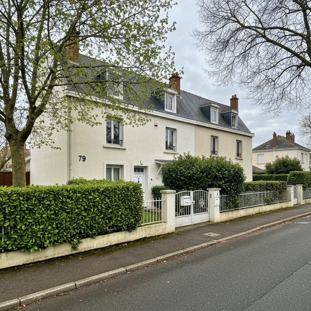 Vue de la rue Julien Victor à L'Haÿ-les-Roses pour une évaluation de propriété