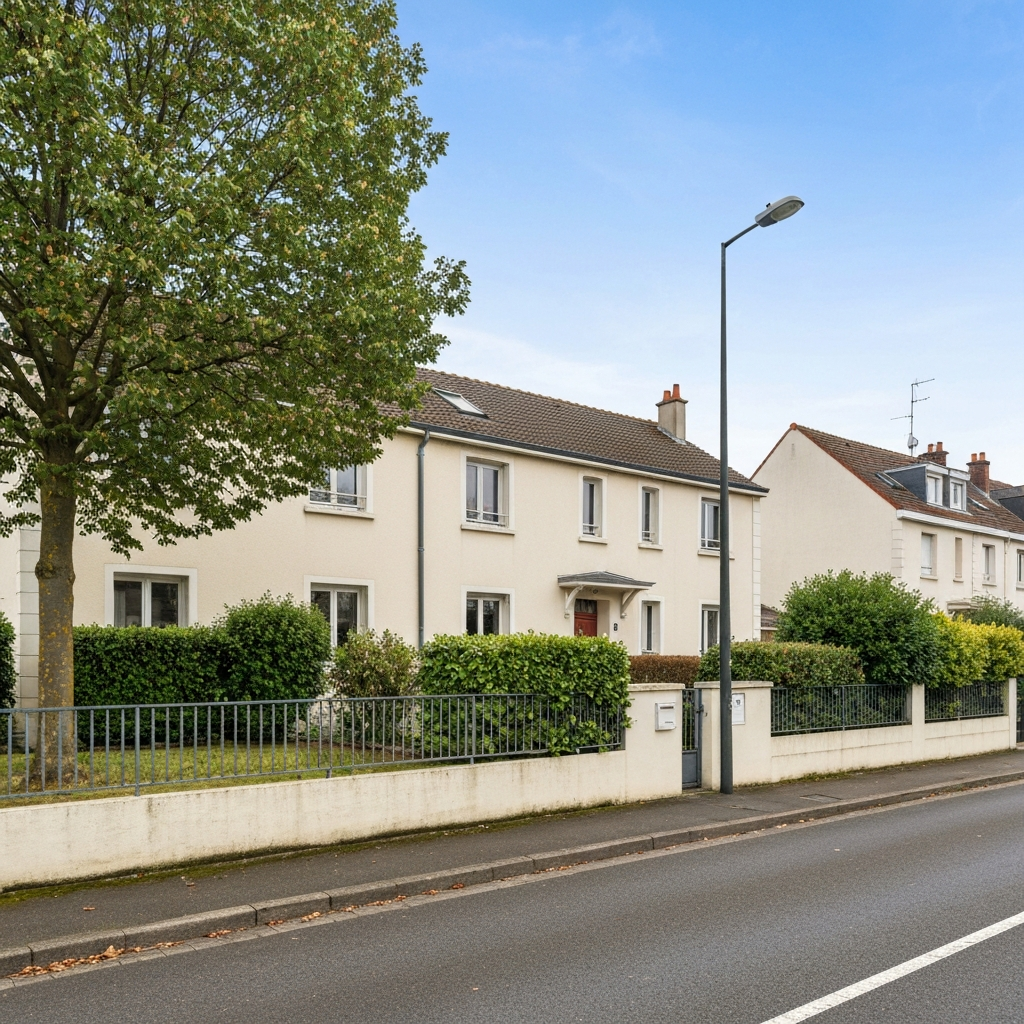 Vue de la maison à estimer située rue Jean Moulin à L'Haÿ-les-Roses, 94240