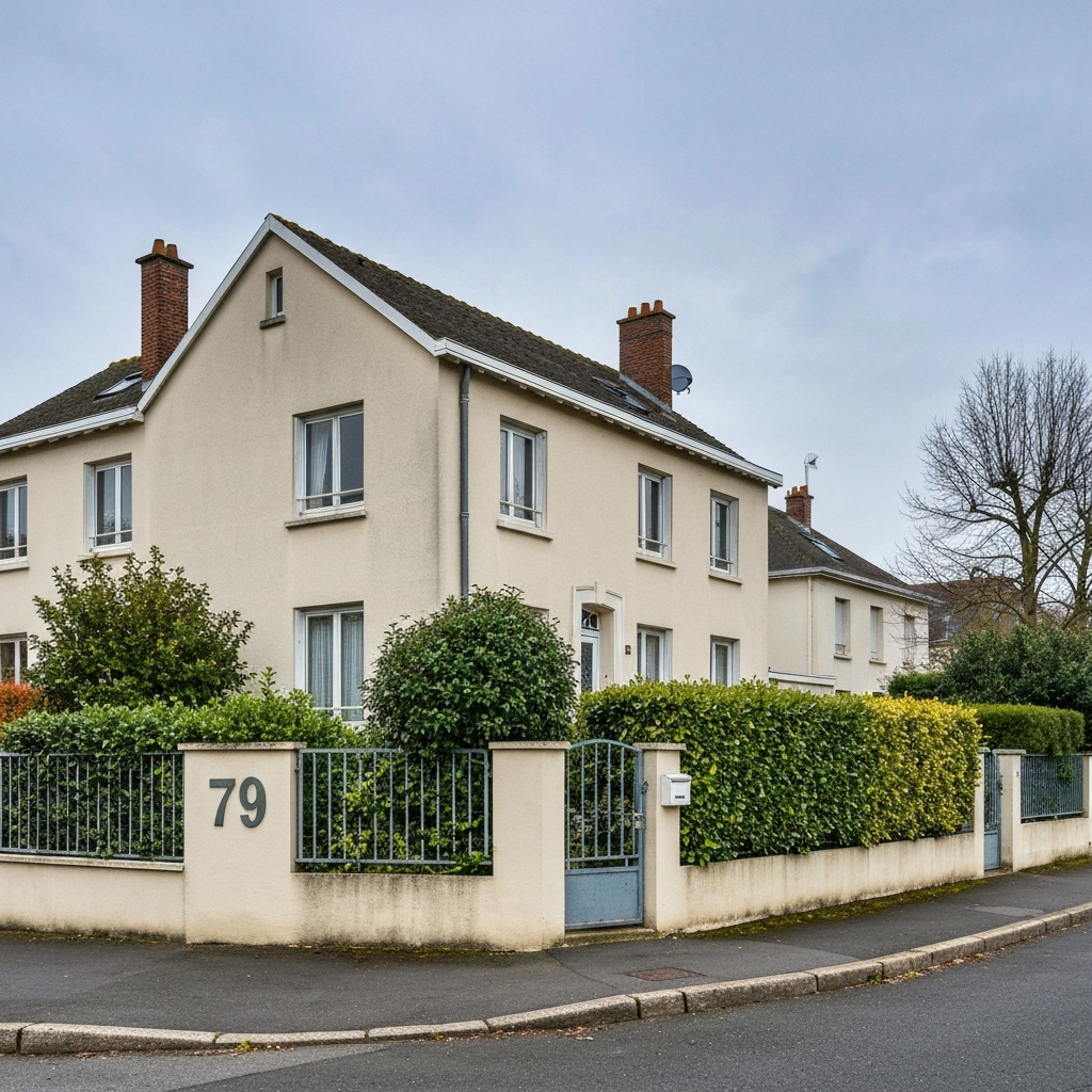 Vue de la maison à estimer située rue Lamartine à L'Haÿ-les-Roses 94240