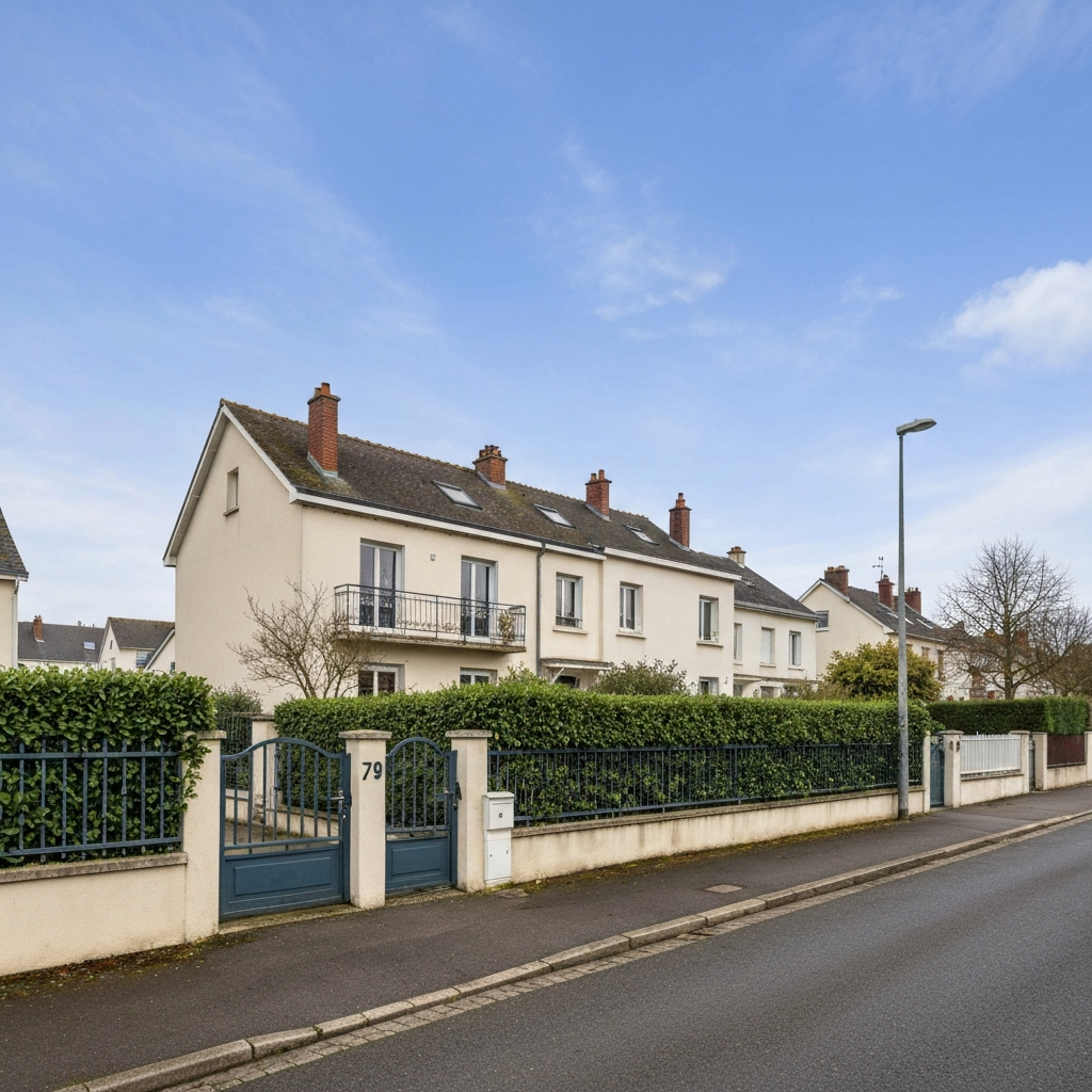 Vue de la Rue Gustave Charpentier à L'Haÿ-les-Roses, 94240, montrant les propriétés immobilières