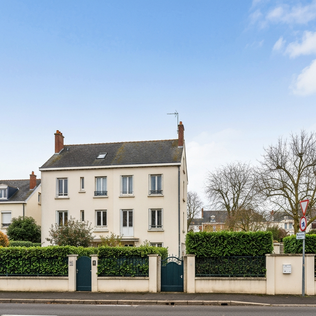 Vue de la Rue Michel Simon à L'Haÿ-les-Roses, montrant l'immobilier et le prix au mètre carré