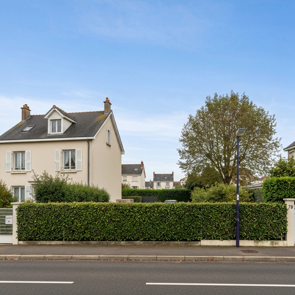 Vue de la Rue Nationale à L'Haÿ-les-Roses avec indication des prix au mètre carré